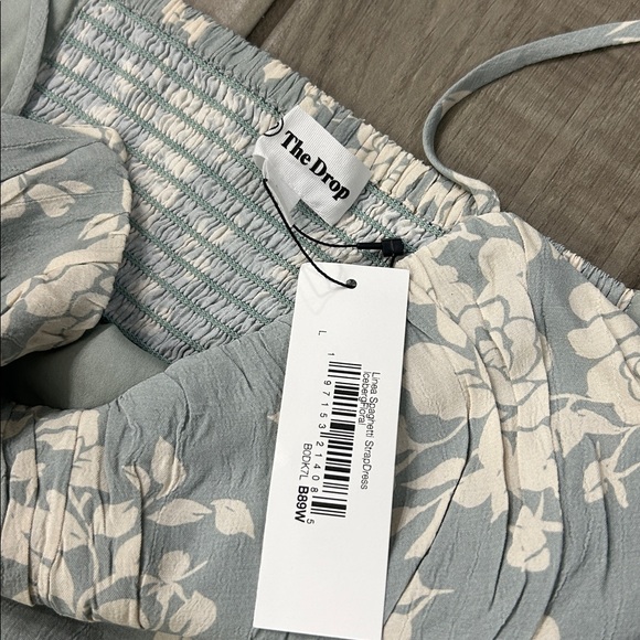 The Drop Women's Linea Spaghetti Strap Maxi Dress with Front Slit Size L - Picture 7 of 7